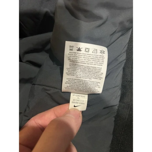 Nike LA Lakers Kobe Bryant Bomber Jacket Mens XL Black Mamba Hunt Or Be Hunted - Picture 5 of 16